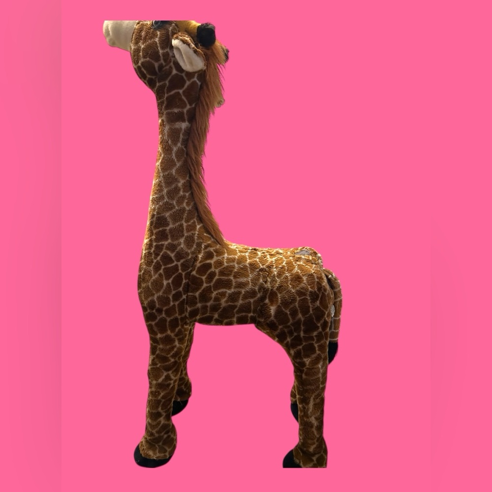 Plush Giraffe Toy - Brown